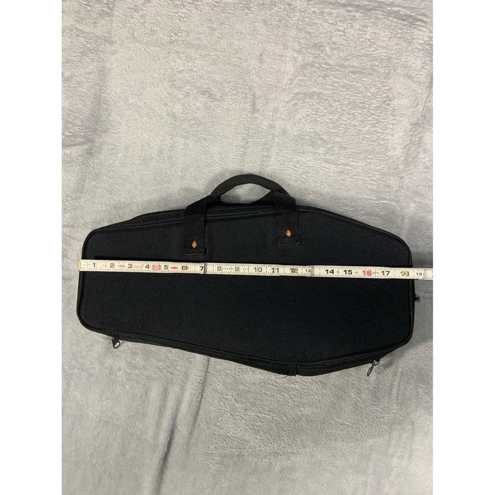 Coffin Case Drumstick Bag 18 inch Black Nylon Quilted Velvet Interior D388601